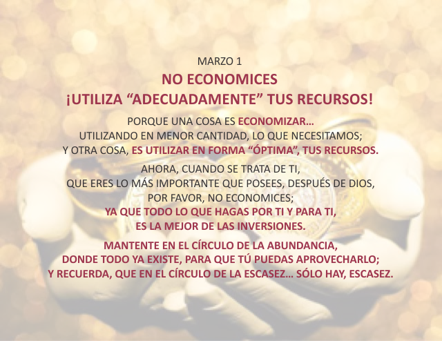 No economices ¡utiliza 
